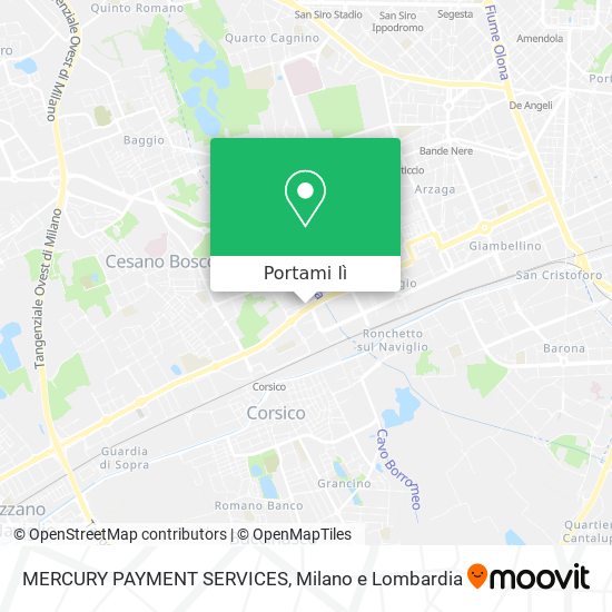 Mappa MERCURY PAYMENT SERVICES