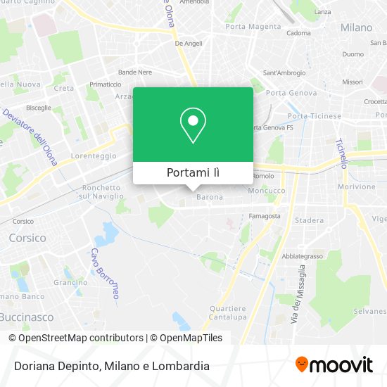 Mappa Doriana Depinto