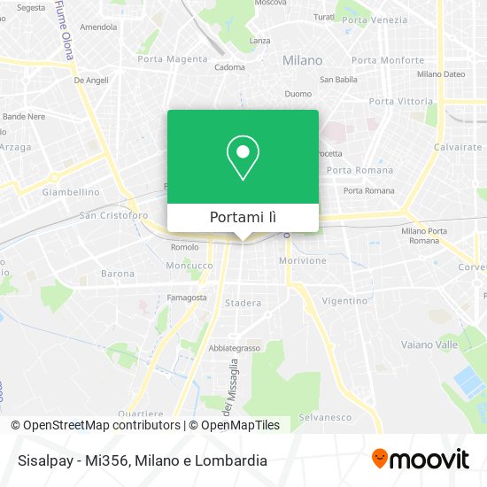 Mappa Sisalpay - Mi356