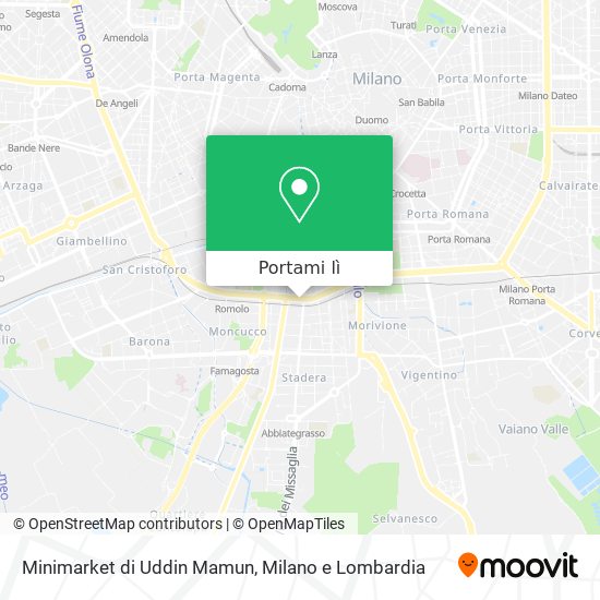 Mappa Minimarket di Uddin Mamun
