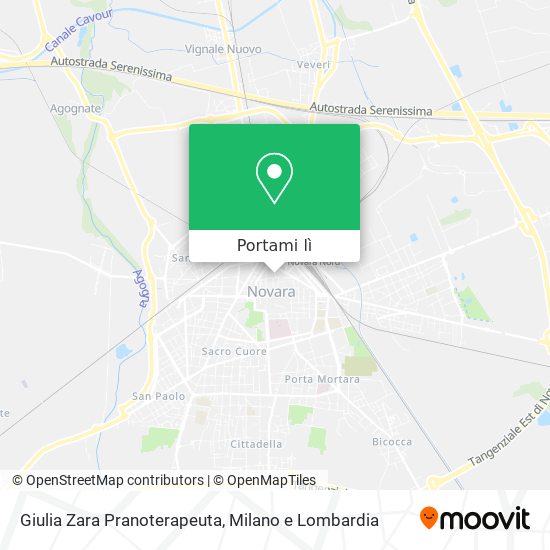 Mappa Giulia Zara Pranoterapeuta