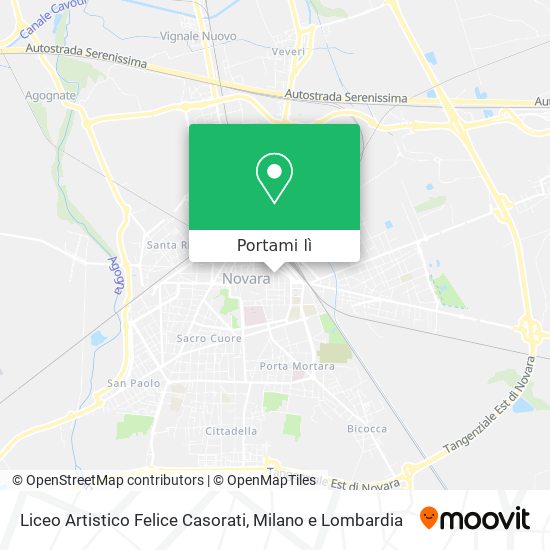 Mappa Liceo Artistico Felice Casorati