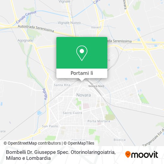 Mappa Bombelli Dr. Giuseppe Spec. Otorinolaringoiatria