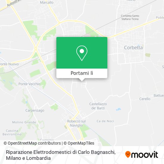 Mappa Riparazione Elettrodomestici di Carlo Bagnaschi