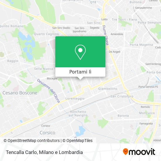 Mappa Tencalla Carlo