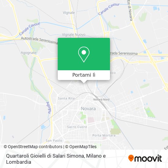 Mappa Quartaroli Gioielli di Salari Simona
