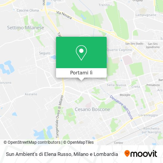 Mappa Sun Ambient's di Elena Russo