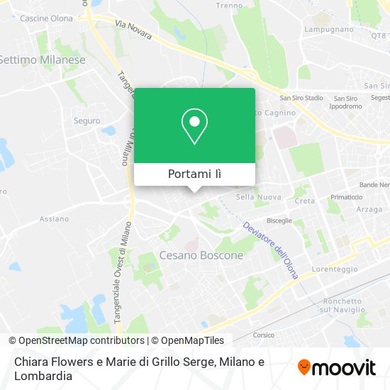 Mappa Chiara Flowers e Marie di Grillo Serge