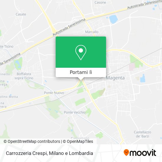 Mappa Carrozzeria Crespi