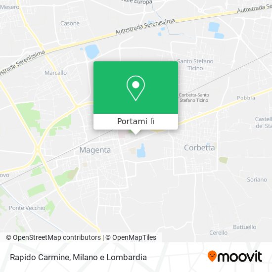 Mappa Rapido Carmine