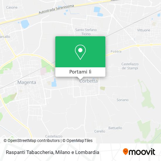 Mappa Raspanti Tabaccheria