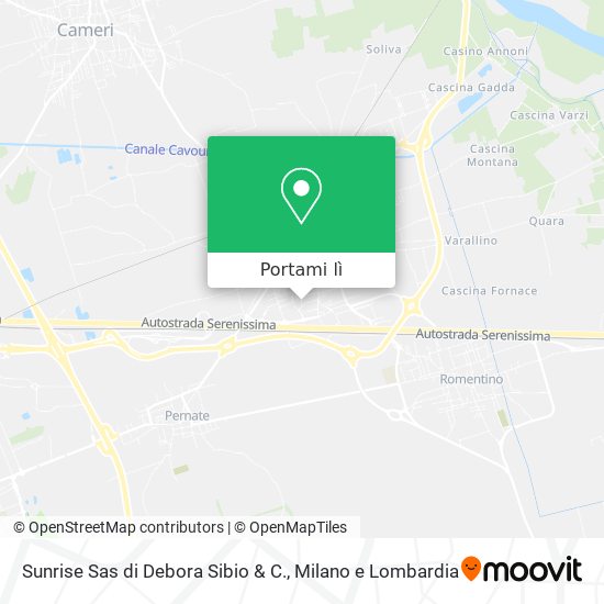 Mappa Sunrise Sas di Debora Sibio & C.