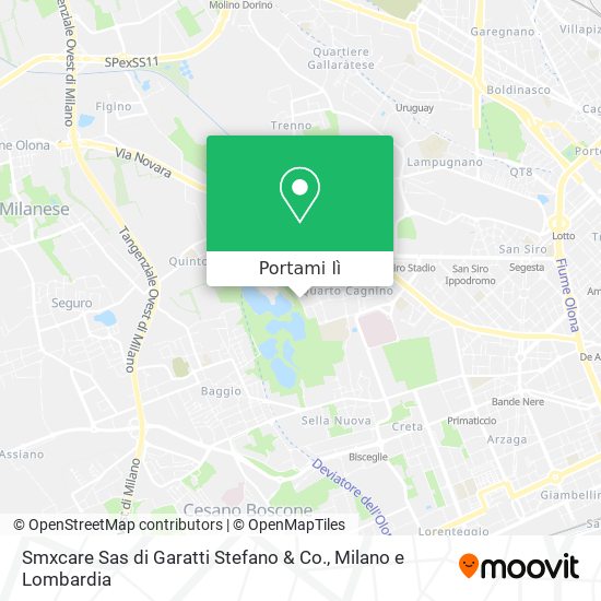 Mappa Smxcare Sas di Garatti Stefano & Co.