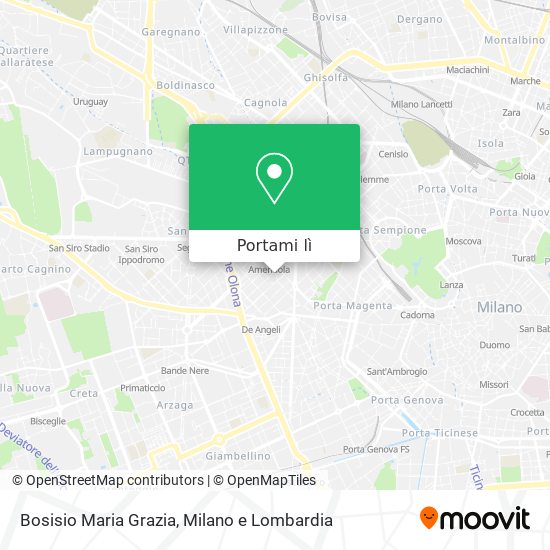 Mappa Bosisio Maria Grazia