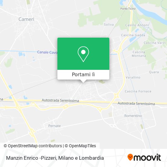 Mappa Manzin Enrico -Pizzeri