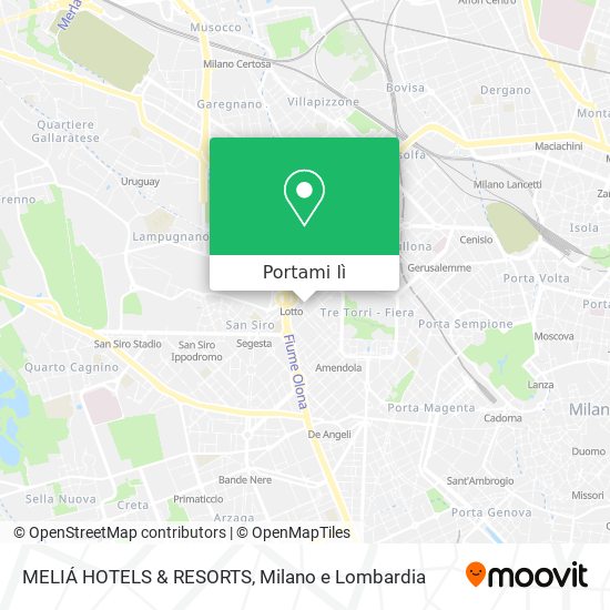 Mappa MELIÁ HOTELS & RESORTS
