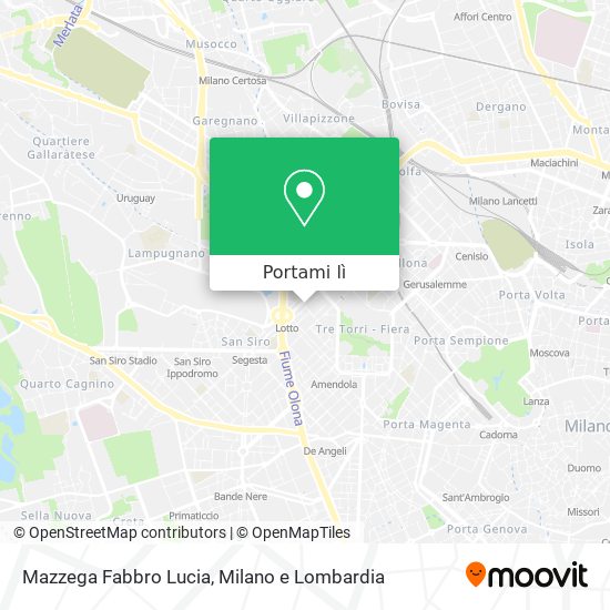 Mappa Mazzega Fabbro Lucia