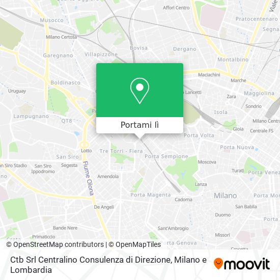 Mappa Ctb Srl Centralino Consulenza di Direzione