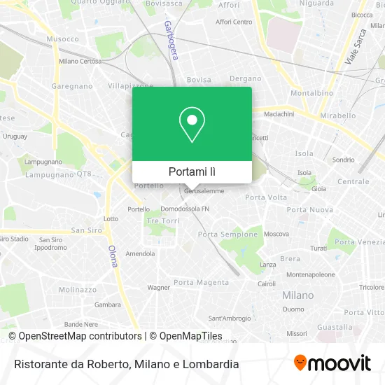 Mappa Ristorante da Roberto