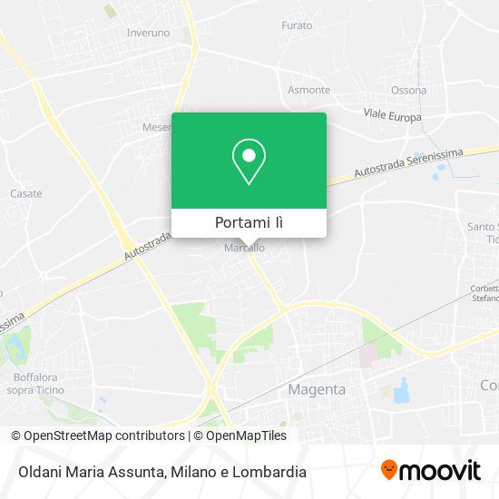 Mappa Oldani Maria Assunta