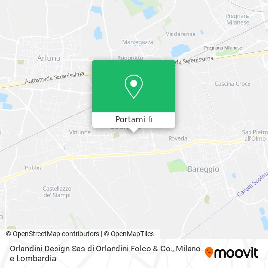 Mappa Orlandini Design Sas di Orlandini Folco & Co.
