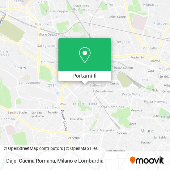 Mappa Daje! Cucina Romana