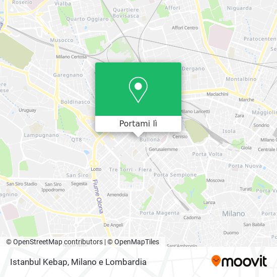 Mappa Istanbul Kebap