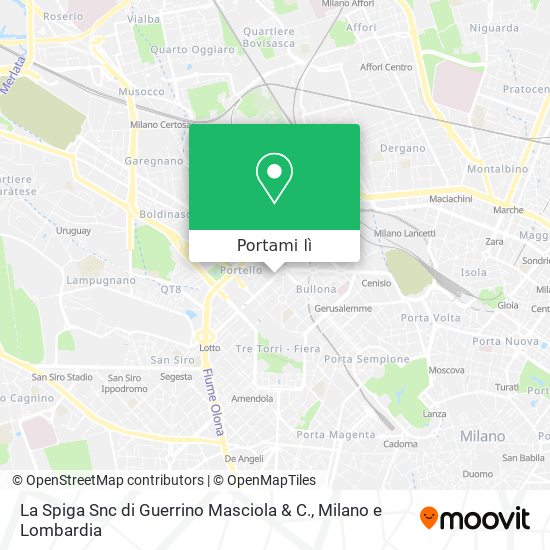 Mappa La Spiga Snc di Guerrino Masciola & C.