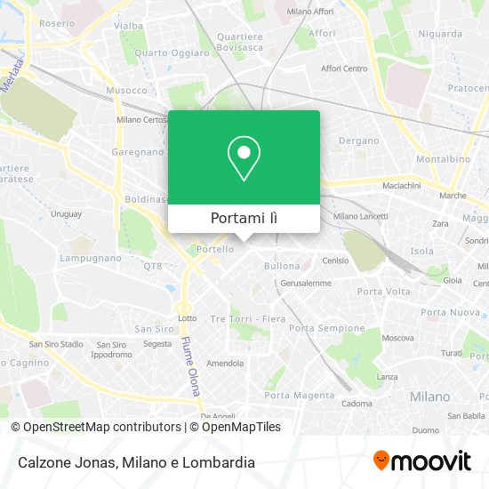 Mappa Calzone Jonas