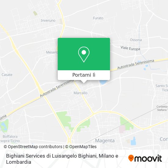 Mappa Bighiani Services di Luisangelo Bighiani