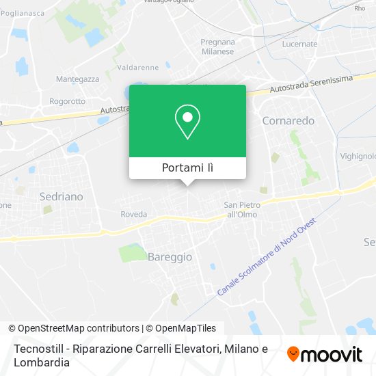 Mappa Tecnostill - Riparazione Carrelli Elevatori