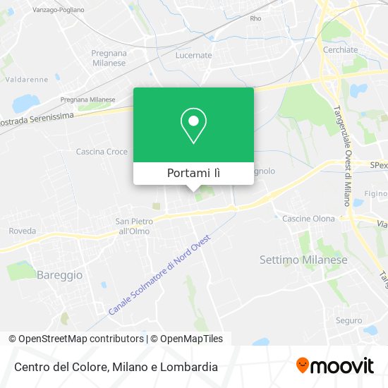 Mappa Centro del Colore