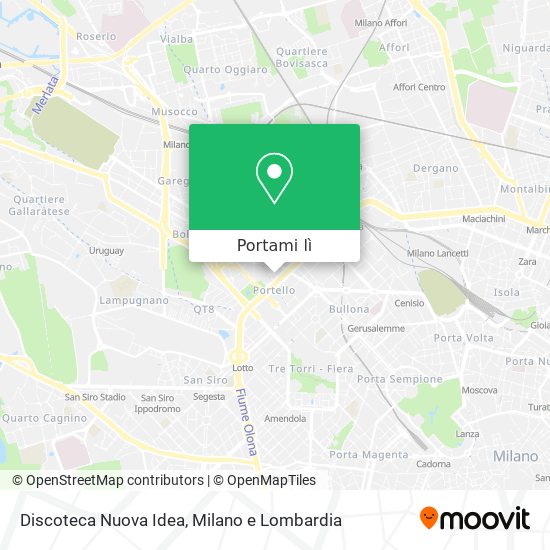 Mappa Discoteca Nuova Idea