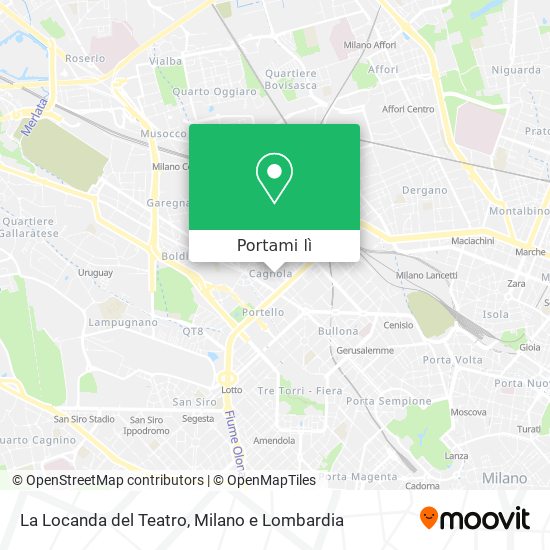 Mappa La Locanda del Teatro