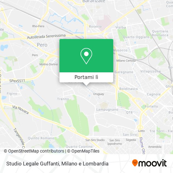 Mappa Studio Legale Guffanti