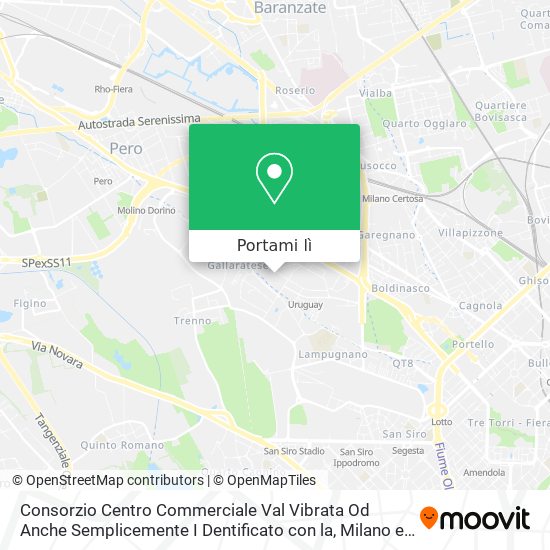 Mappa Consorzio Centro Commerciale Val Vibrata Od Anche Semplicemente I Dentificato con la