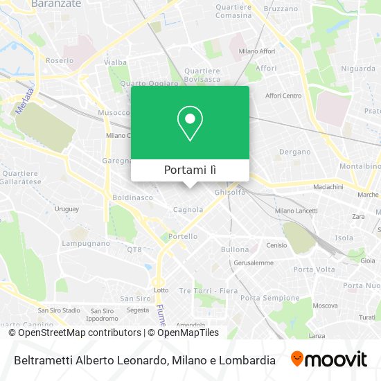 Mappa Beltrametti Alberto Leonardo