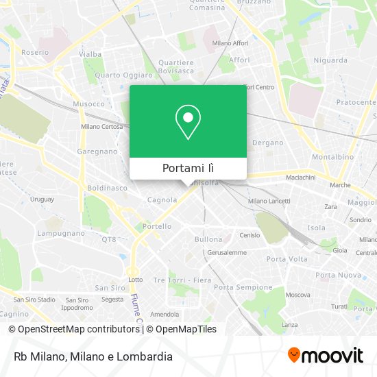 Mappa Rb Milano