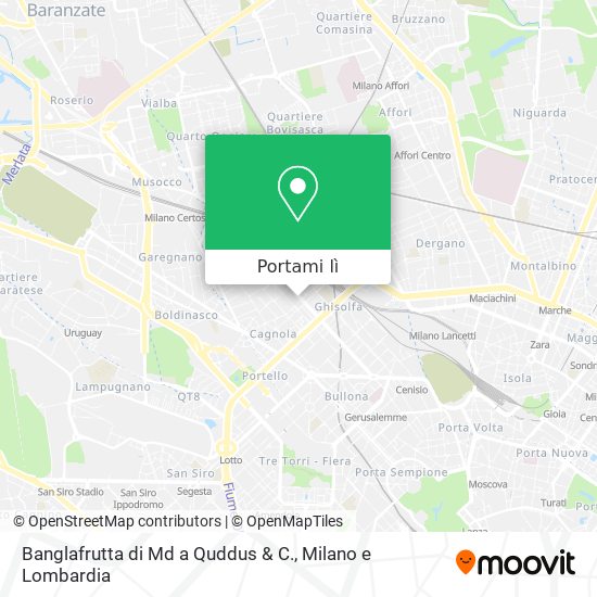 Mappa Banglafrutta di Md a Quddus & C.