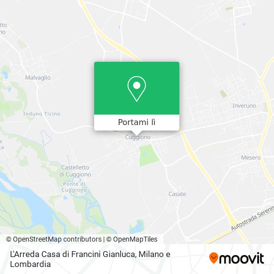 Mappa L'Arreda Casa di Francini Gianluca