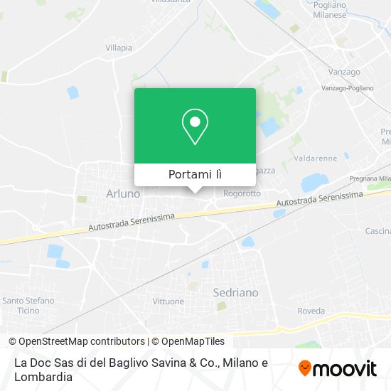 Mappa La Doc Sas di del Baglivo Savina & Co.