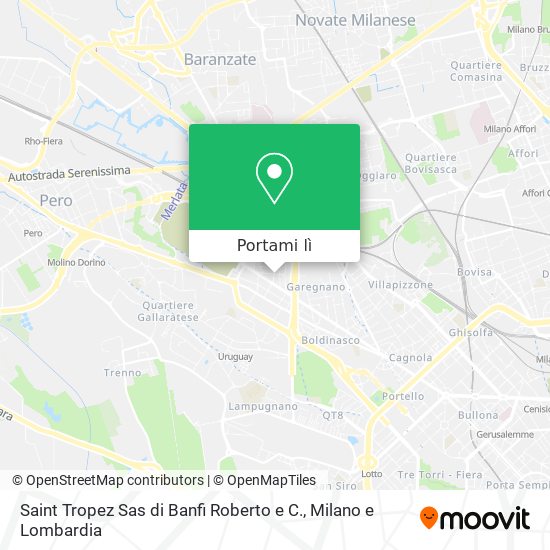 Mappa Saint Tropez Sas di Banfi Roberto e C.