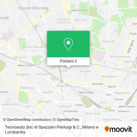 Mappa Tecnoauto Snc di Spezzani Pierluigi & C.