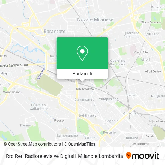 Mappa Rrd Reti Radiotelevisive Digitali