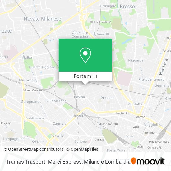 Mappa Trames Trasporti Merci Espress