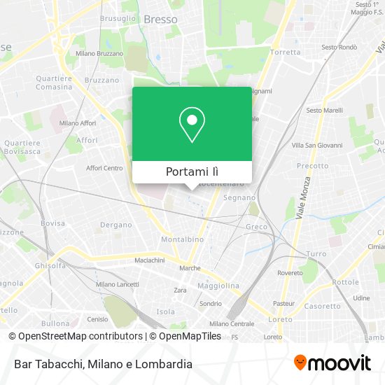Mappa Bar Tabacchi