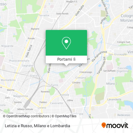 Mappa Letizia e Russo