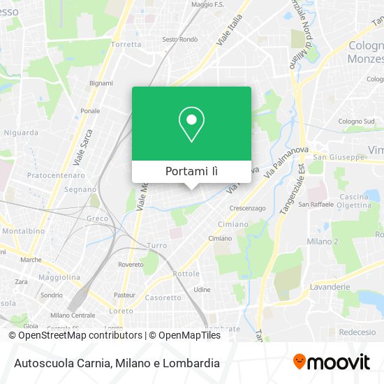 Mappa Autoscuola Carnia