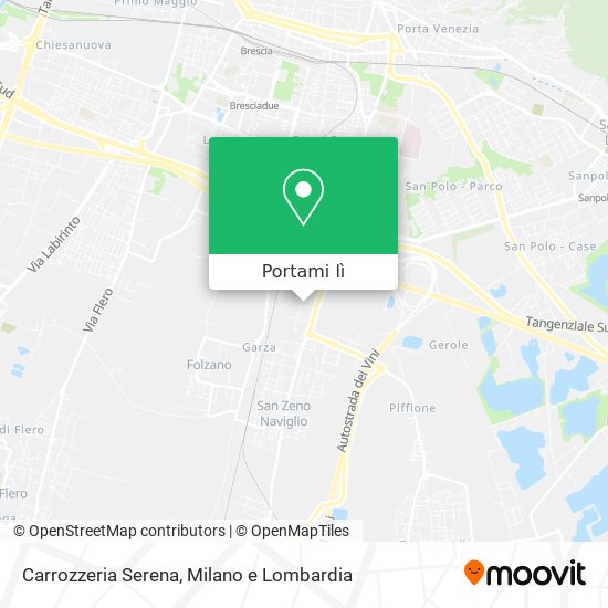 Mappa Carrozzeria Serena