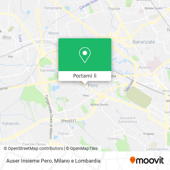 Mappa Auser Insieme Pero